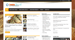 Desktop Screenshot of imakebread.com